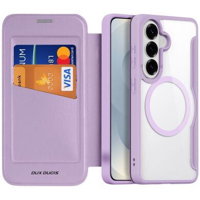Чехол-книжка DUX DUCIS Skin X Pro Magnetic для Samsung Galaxy S26 - Purple