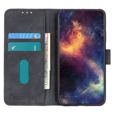 Чехол-книжка KHAZNEH Retro Wallet для Samsung Galaxy S26 Plus - Black