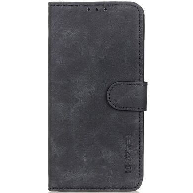Чехол-книжка KHAZNEH Retro Wallet для Samsung Galaxy S26 Plus - Black