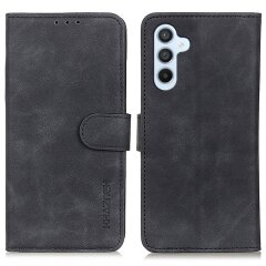 Чехол-книжка KHAZNEH Retro Wallet для Samsung Galaxy S26 Plus - Black