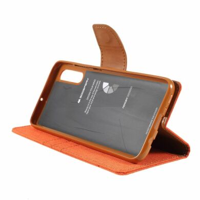 Чохол-книжка MERCURY Canvas Diary для Samsung Galaxy A70 (A705) - Orange