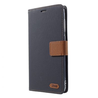 Чохол-книжка ROAR KOREA Cloth Texture для Samsung Galaxy A9 2018 (A920) - Black