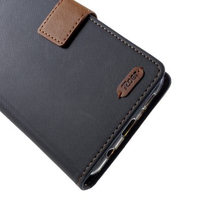Чохол-книжка ROAR KOREA Cloth Texture для Samsung Galaxy A9 2018 (A920) - Black