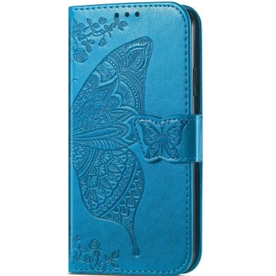 Чохол UniCase Butterfly Pattern для Samsung Galaxy A04 (A045) - Blue