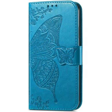 Чехол UniCase Butterfly Pattern для Samsung Galaxy S24 FE (S721) - Blue