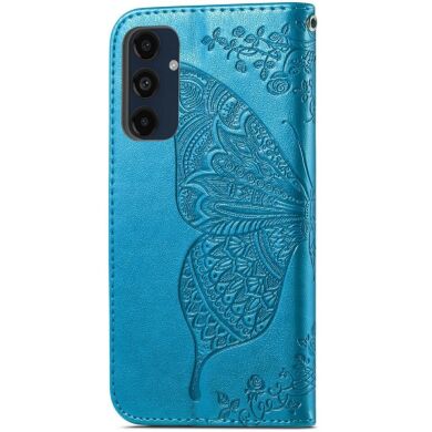 Чехол UniCase Butterfly Pattern для Samsung Galaxy S24 FE (S721) - Blue