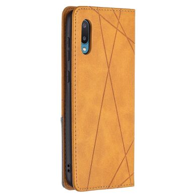 Чехол UniCase Geometric Pattern для Samsung Galaxy A02 (A022) - Brown