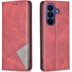 Чохол UniCase Geometric Pattern для Samsung Galaxy S26 Plus - Red