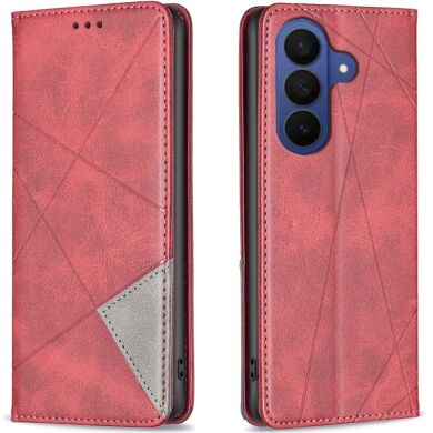 Чохол UniCase Geometric Pattern для Samsung Galaxy S26 Plus - Red