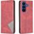 Чохол UniCase Geometric Pattern для Samsung Galaxy S26 Plus - Red