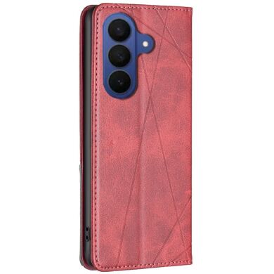 Чохол UniCase Geometric Pattern для Samsung Galaxy S26 Plus - Red