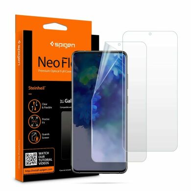 Комплект защитных пленок Spigen (SGP) Film Neo Flex HD (Front 2) для Samsung Galaxy S20 Plus (G985)