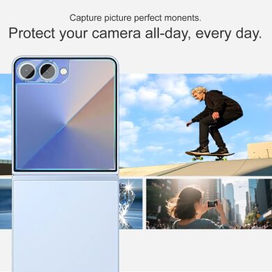 Комплект защитных стекол (на экран и камеру) Imak Protector Set для Samsung Galaxy Flip 8 / Flip 7 - Clear
