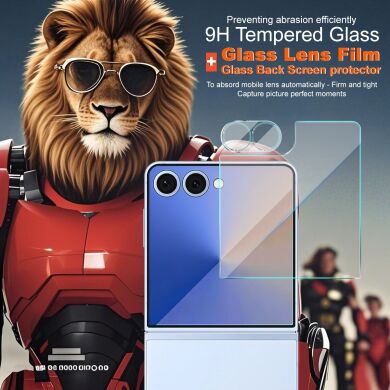 Комплект защитных стекол (на экран и камеру) Imak Protector Set для Samsung Galaxy Flip 8 / Flip 7 - Clear