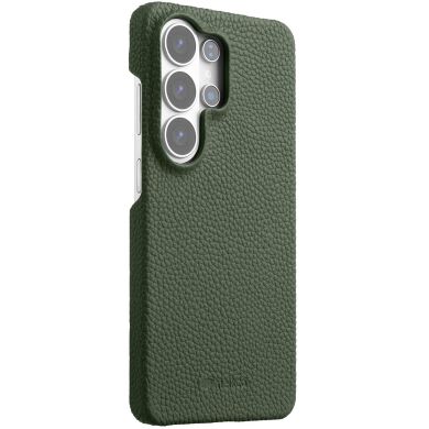 Шкіряний чохол MELKCO Leather Case для Samsung Galaxy S26 Ultra (S948) - Dark Green