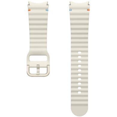 Оригінальний ремінець Sport Band (S/M) для Samsung Galaxy Watch 4 / 4 Classic / 5 / 5 Pro / 6 / 6 Classic / 7 / FE (ET-SNL30SWEGEU) Технічна упаковка - Cream