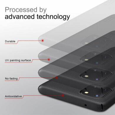 Пластиковий чохол NILLKIN Frosted Shield для Samsung Galaxy Note 10 Lite (N770) - Black