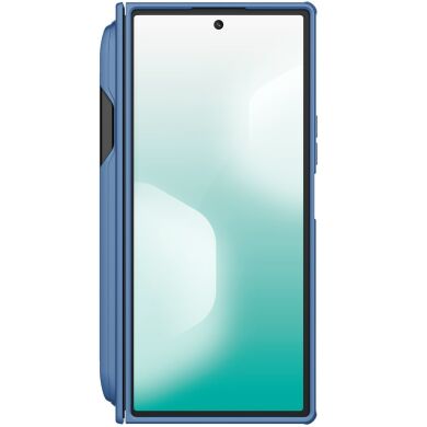 Пластиковый чехол NILLKIN Frosted Shield Magnetic (S Pen) для Samsung Galaxy Fold 7 - Blue