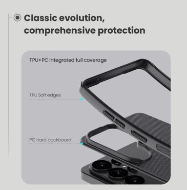 Пластиковий чохол NILLKIN Frosted Shield Pro Magnetic для Samsung Galaxy S26 Ultra - Black