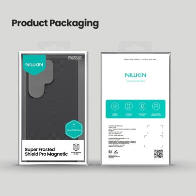 Пластиковий чохол NILLKIN Frosted Shield Pro Magnetic для Samsung Galaxy S26 Ultra - Black