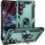 Протиударний чохол з підставкою Deexe Armor Case для Samsung Galaxy S26 FE - Blackish Green