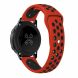 Ремінець Deexe Dot Color для Samsung Watch Active / Active 2 40mm / Active 2 44mm - Red / Black