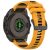 Ремешок Deexe Dual Color для часов с шириной крепления 22мм - Orange / Black