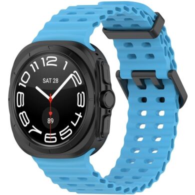 Ремінець Deexe Ocean Strap для Samsung Galaxy Watch Ultra (47mm) - Sky Blue