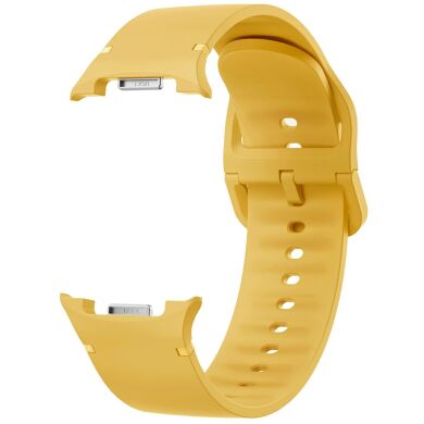 Ремешок Deexe Soft Silicone для Samsung Galaxy Watch 8 (40/44mm) / 8 Classic - Yellow