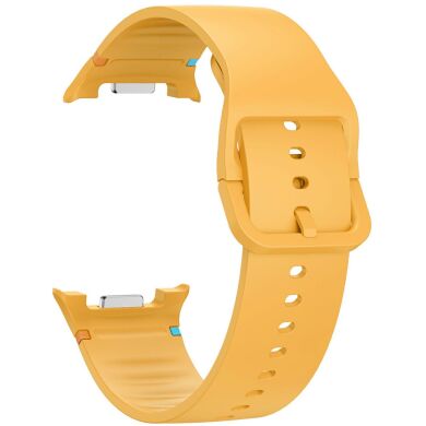 Ремешок Deexe Soft Silicone для Samsung Galaxy Watch 8 (40/44mm) / 8 Classic - Yellow