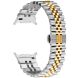 Ремешок Deexe Stainless Steel QuickFit для Samsung Galaxy Watch 8 (40/44mm) / 8 Classic / Ultra (2025) - Silver / Gold. Фото 1 из 7