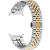 Ремінець Deexe Stainless Steel QuickFit для Samsung Galaxy Watch 8 (40/44mm) / 8 Classic (43/47mm) / Ultra 2 - Silver / Gold