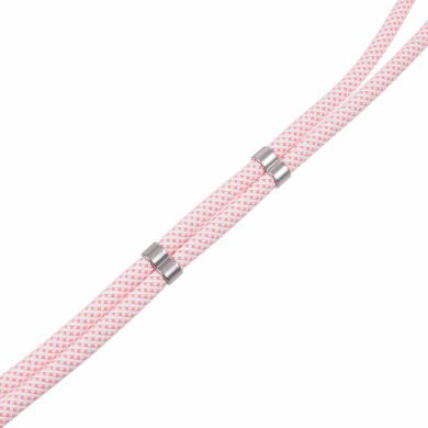 Ремешок для смартфона Deexe Crossbody Strap - Pink / White