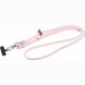 Ремешок для смартфона Deexe Crossbody Strap - Pink / White. Фото 1 из 5