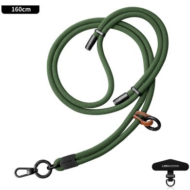 Ремінець для смартфона Leeu Design CLIMB Peak Series - Blackish Green