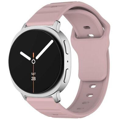 Ремешок KALEBOL Wave Pattern для Samsung Galaxy Watch 8 (40/44mm) / 8 Classic - Rose Pink