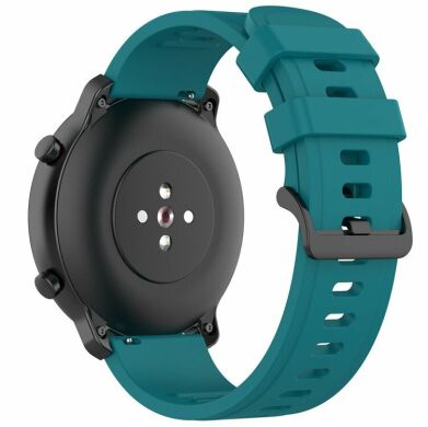 Ремінець UniCase Soft Silicone для годинників з шириною кріплення 22мм - Dark Green