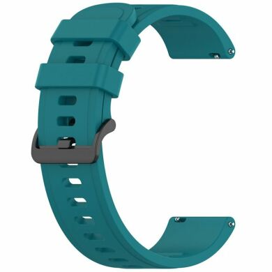 Ремінець UniCase Soft Silicone для годинників з шириною кріплення 22мм - Dark Green