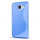 Силиконовый (TPU) чехол Deexe S Line для Samsung Galaxy A7 2017 (A720) - Blue. Фото 2 из 8