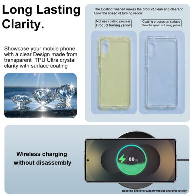 Силіконовий чохол IMAK UX-10 Series для Samsung Galaxy S25 Ultra (S938) - Transparent