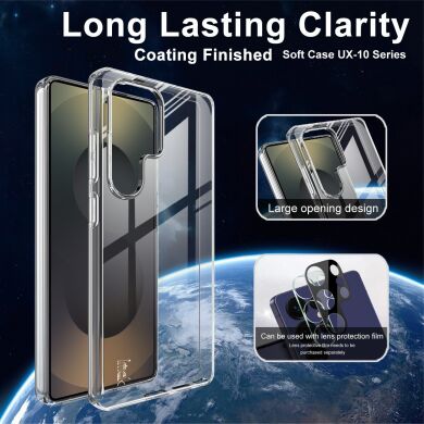 Силіконовий чохол IMAK UX-10 Series для Samsung Galaxy S25 Ultra (S938) - Transparent