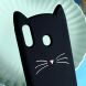 Силиконовый (TPU) чехол Deexe Cat 3D Series для Samsung Galaxy M20 (M205) - Black. Фото 3 из 4