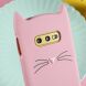 Силиконовый (TPU) чехол Deexe Cat 3D Series для Samsung Galaxy S10e (G970) - Pink. Фото 3 из 6