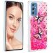 Силиконовый (TPU) чехол Deexe Fashion Glitter для Samsung Galaxy M52 (M526) - Pink Butterflies. Фото 2 из 10