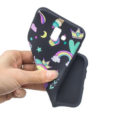 Силіконовий (TPU) чохол Deexe Life Style для Samsung Galaxy J6+ (J610) - Shy Unicorn