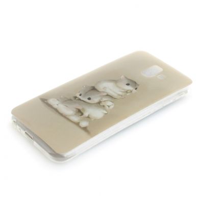 Силіконовий (TPU) чохол Deexe Life Style для Samsung Galaxy J6+ (J610), Hamsters