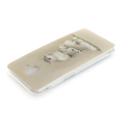 Силиконовый (TPU) чехол Deexe Life Style для Samsung Galaxy J6+ (J610) - Hamsters