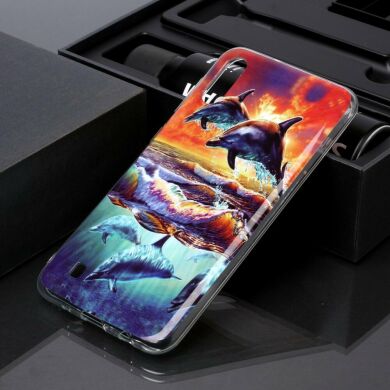 Силиконовый (TPU) чехол Deexe Life Style для Samsung Galaxy M10 (M105) / A10 (A105) - Dolphin