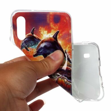 Силіконовий (TPU) чохол Deexe Life Style для Samsung Galaxy M10 (M105) / A10 (A105), Dolphin