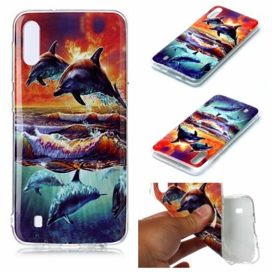 Силіконовий (TPU) чохол Deexe Life Style для Samsung Galaxy M10 (M105) / A10 (A105), Dolphin